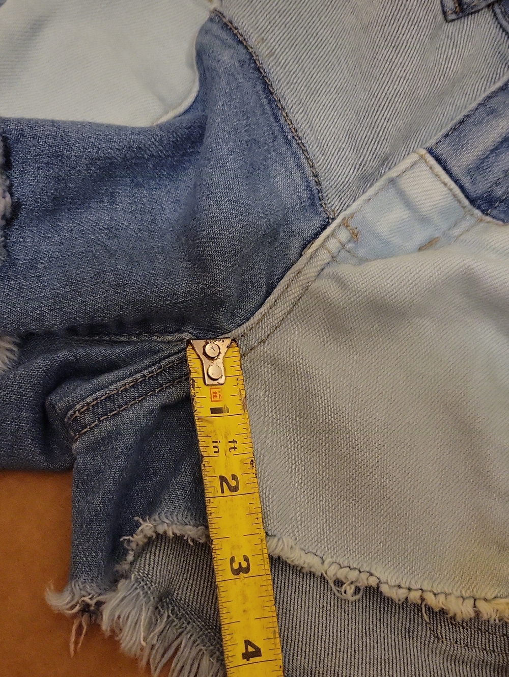SO High Rise Patchwork Shorts - Picture 9 of 12